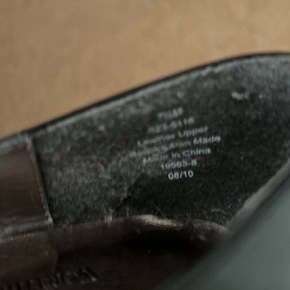 Worthington black pointed toe kitten heels size  7 .5 medium 2 inch heel height - Picture 8 of 12